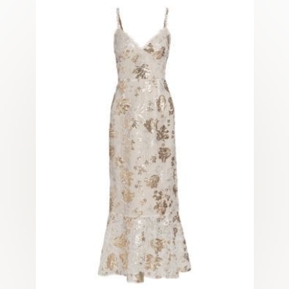 Marchesa, 10, Cream & Gold